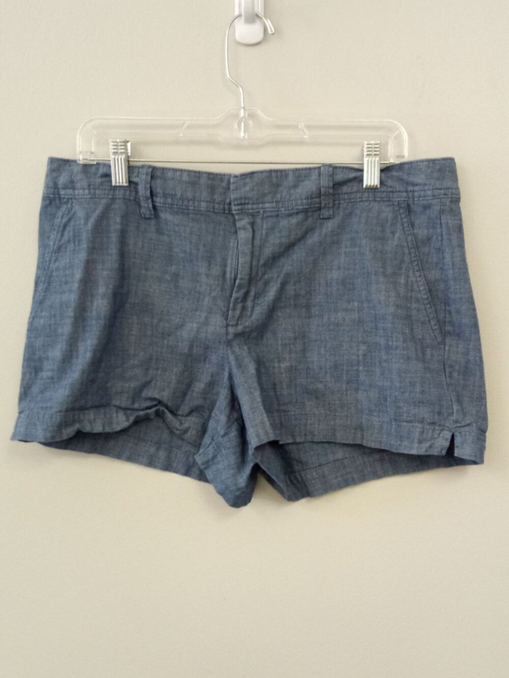 GAP Women's Blue Chambray Denim Shorts Size 12